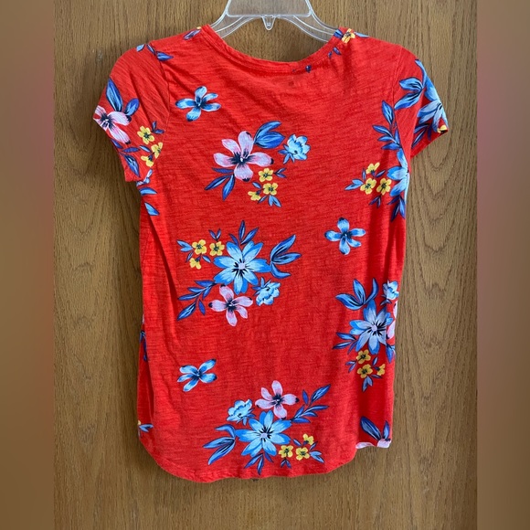 Girl’s tropical print T-shirt - Picture 2 of 3